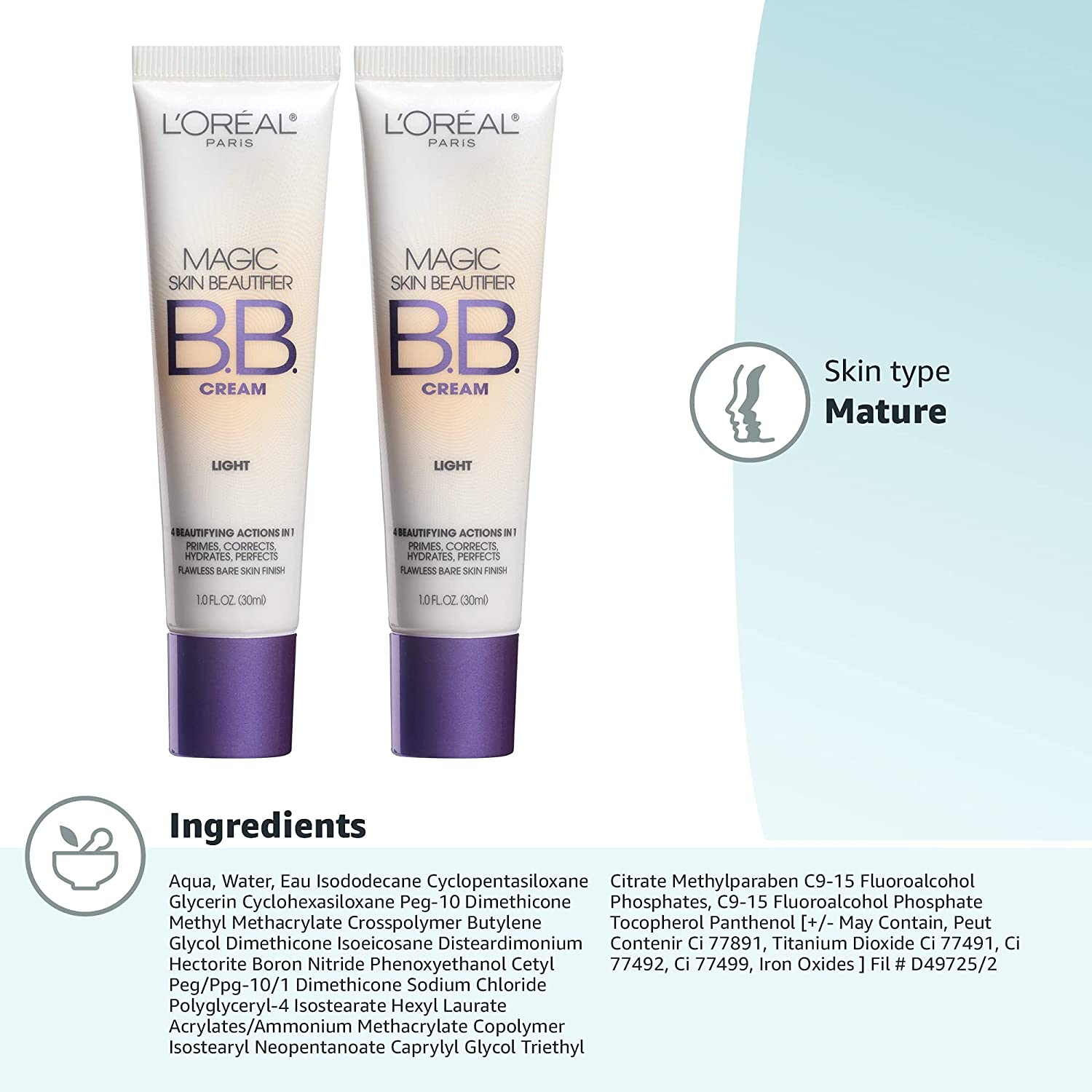 L'oreal Paris Magic Bb Cream Light 2 Pack De E U A