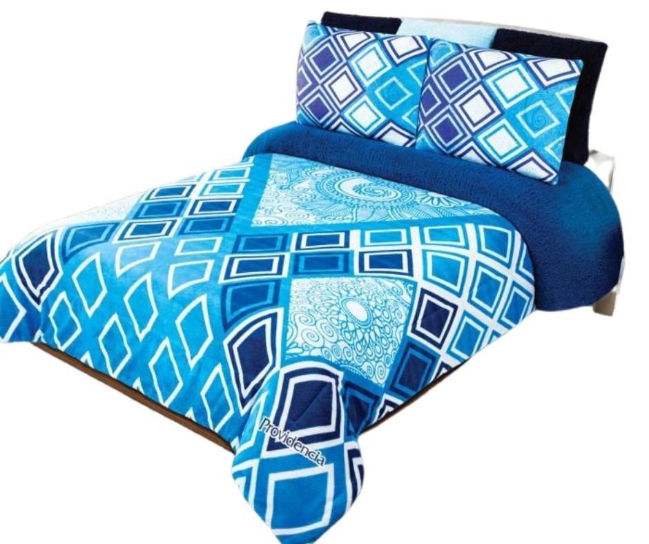 COBERTOR CON BORREGA JUMBO SUAVE DUBLIN  