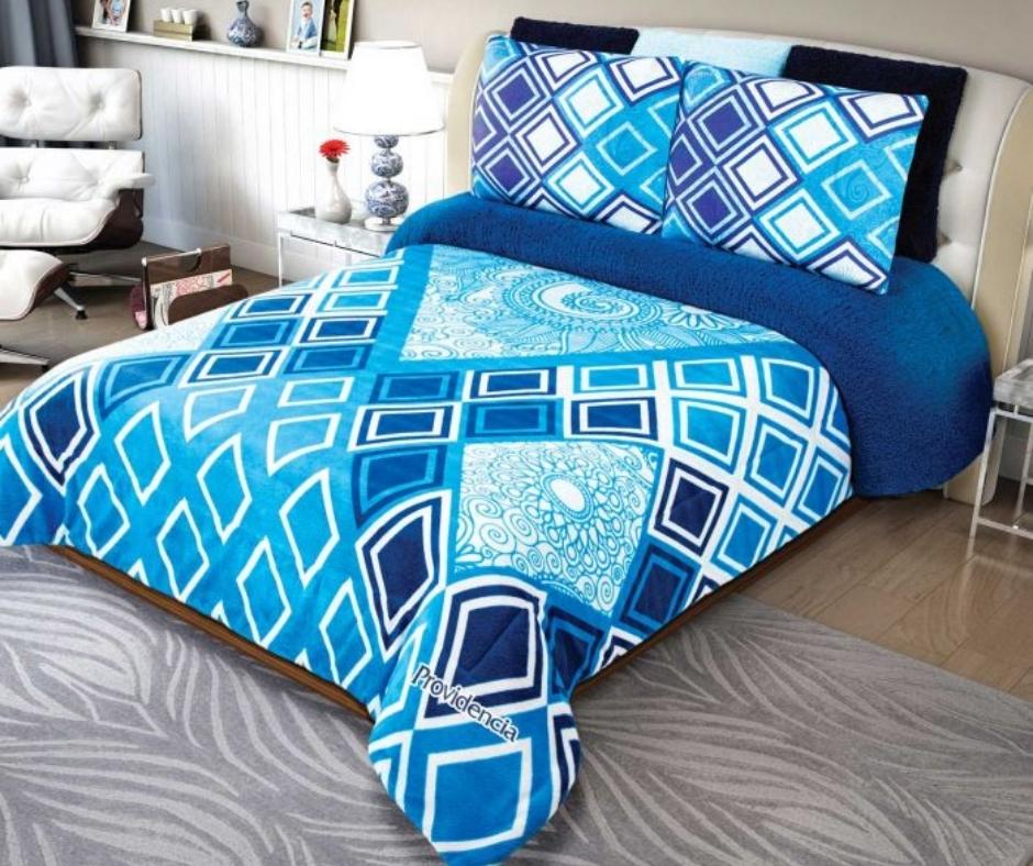 COBERTOR CON BORREGA JUMBO SUAVE DUBLIN  