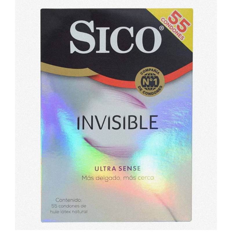Sico Ultra Sense Invisible con 55 Condones