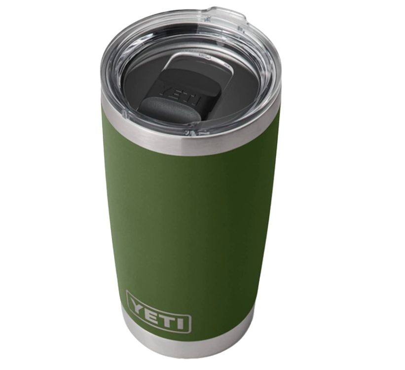 Yeti 100% ORIGINAL Vaso 20 oz tapa Magslider Oliva