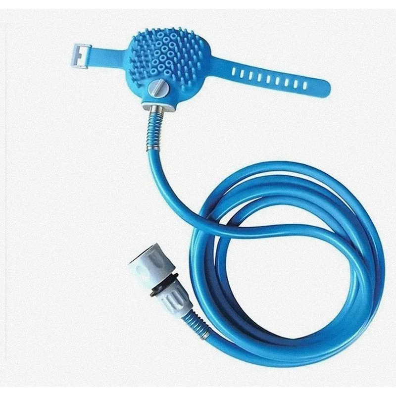 Guante De Baño Con Manguera Para Bañar Perros Y Mascotas.