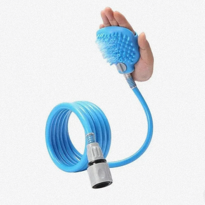 Guante De Baño Con Manguera Para Bañar Perros Y Mascotas.