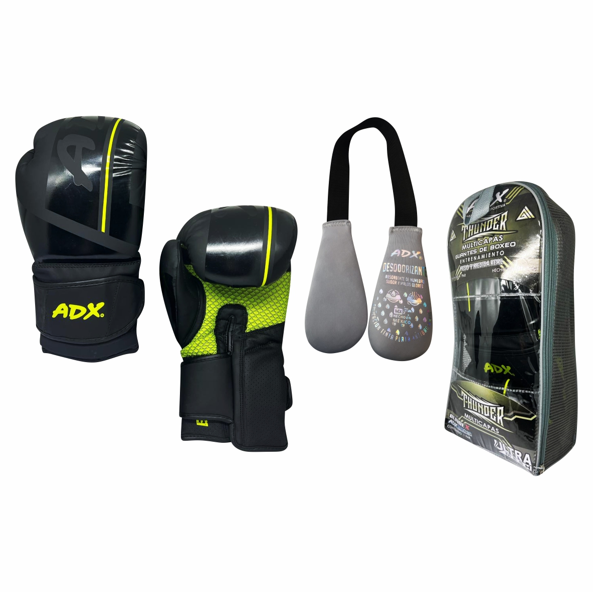 Par Guante Box Adx Mod Thunder Pu Ultra Mesh C/desodorizante