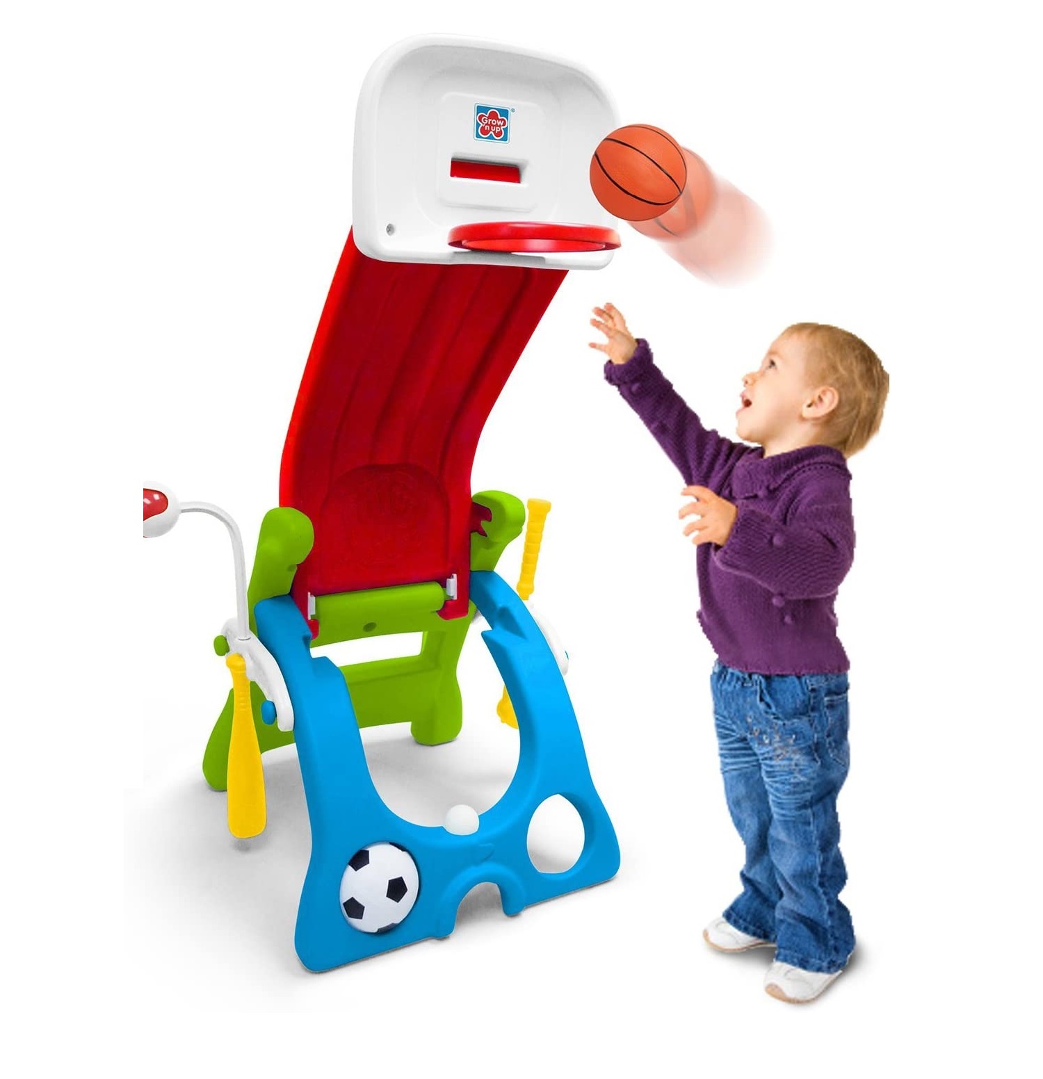 Resbaladilla 6 en 1 Centro de Actividades Grow'n Up