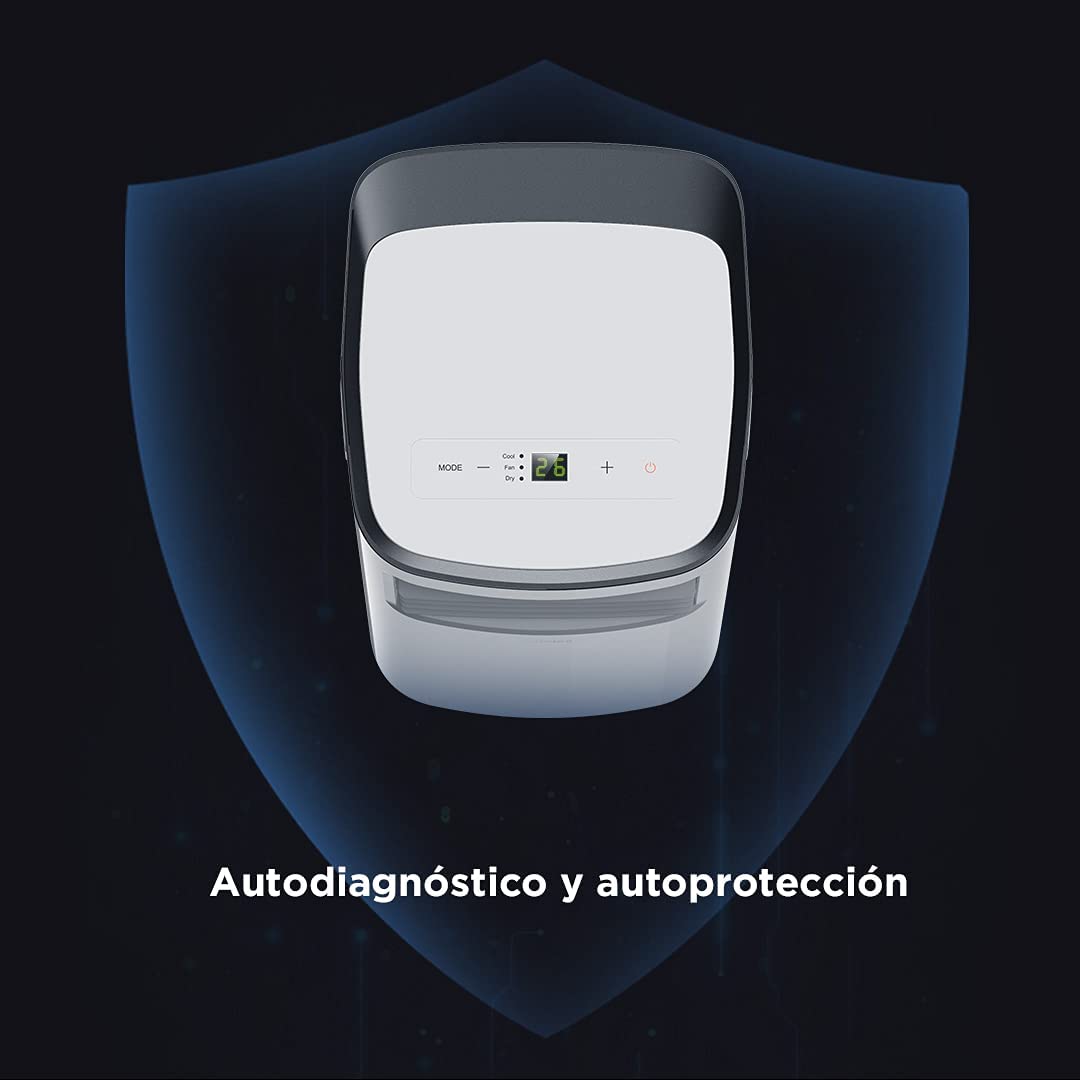 Midea Aire Acondicionado Portátil 12,000 BTU/Hr 110 V, 3 en 1: Enfría, Deshumidifica y Ventila, Solo Frio 