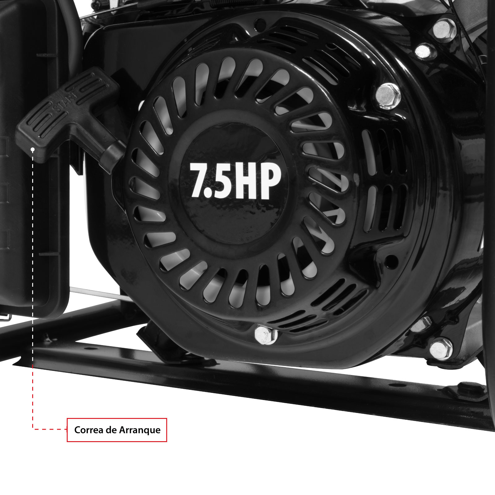 Generador Electrico a Gasolina Planta Luz Movil 7.5HP 3000W