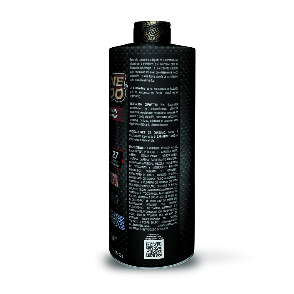 Carnitina Taurina Cafeina Líquida F&nt 500 Ml L-carnitina