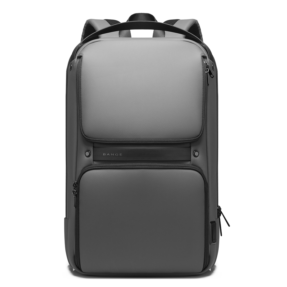 Mochila de Negocios BANGE. Puerto de carga USB, bolsillo antirrobo, correa acolchada y material repelente al agua. Portátil de 16 Modelo BG-7261
