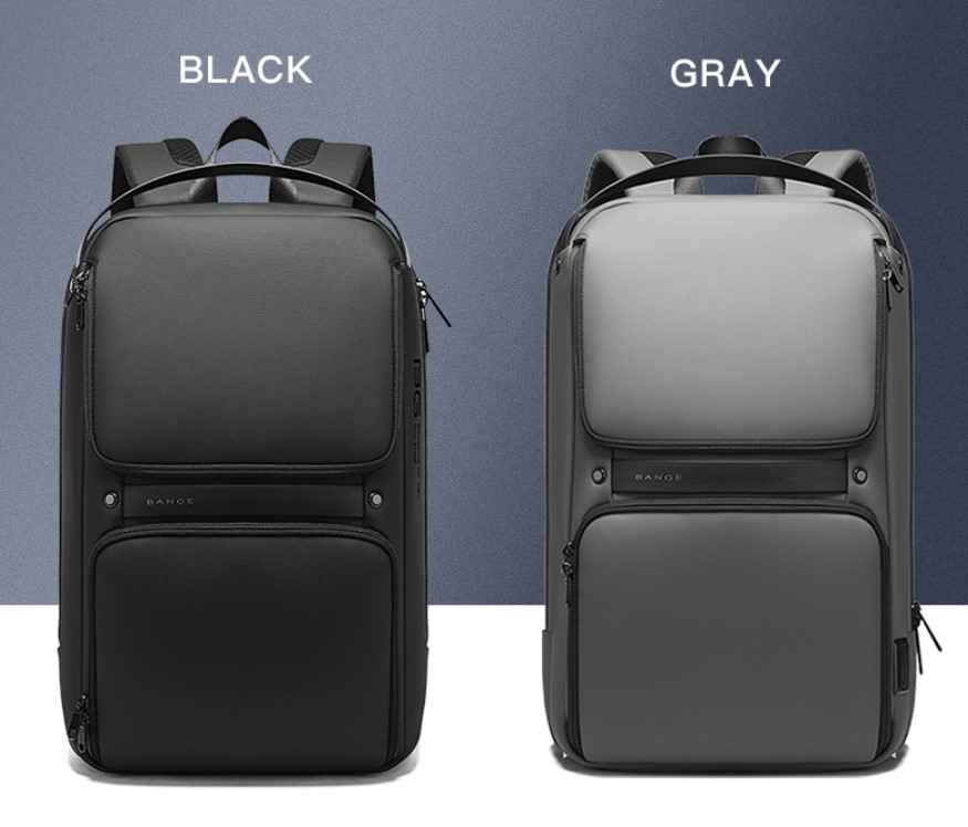 Mochila de Negocios BANGE. Puerto de carga USB, bolsillo antirrobo, correa acolchada y material repelente al agua. Portátil de 16 Modelo BG-7261
