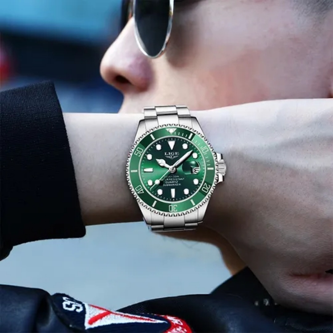 Lige - Reloj Impermeable Para Hombre, Diseño De Fantasma