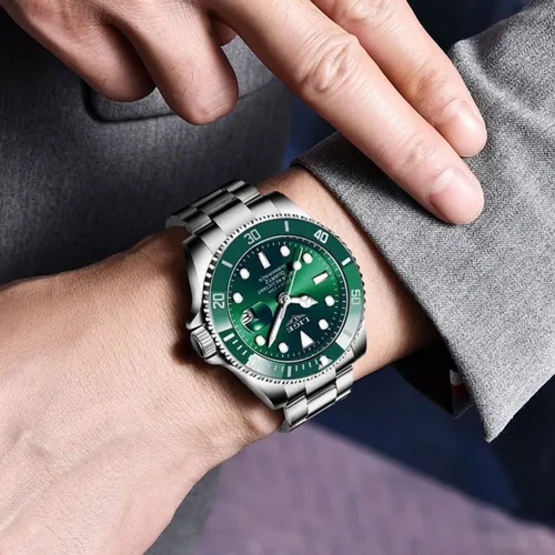 Lige - Reloj Impermeable Para Hombre, Diseño De Fantasma