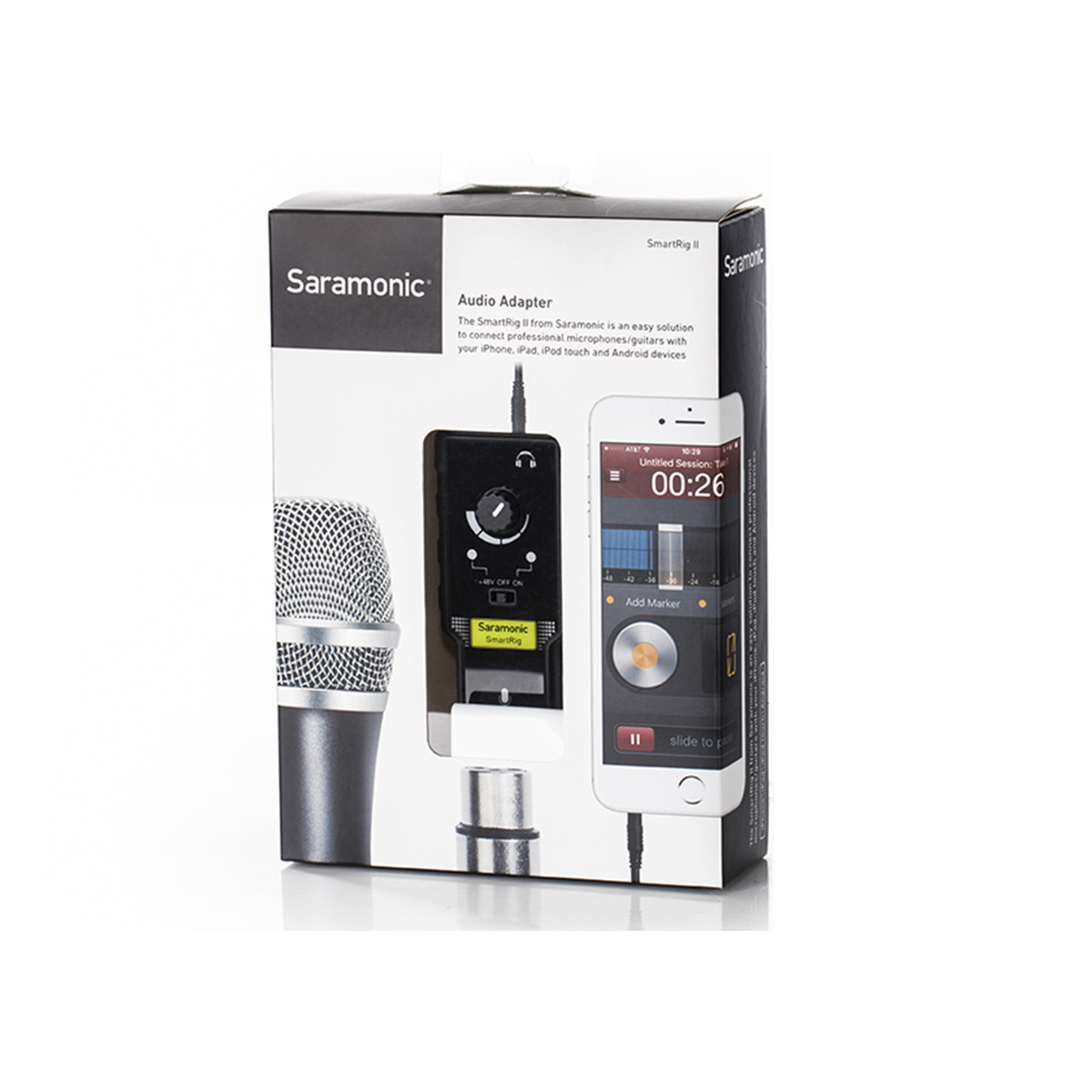 Interfaz de audio para Smartphones Saramonic SmartRig II