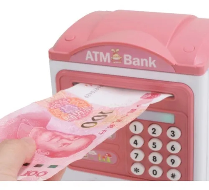 Mini Cajero Automatico Alcancia De Juguete Atm