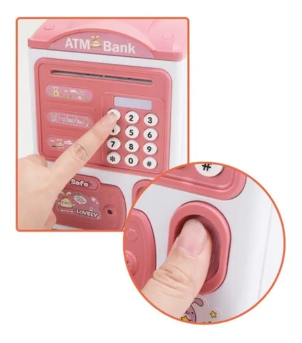 Mini Cajero Automatico Alcancia De Juguete Atm