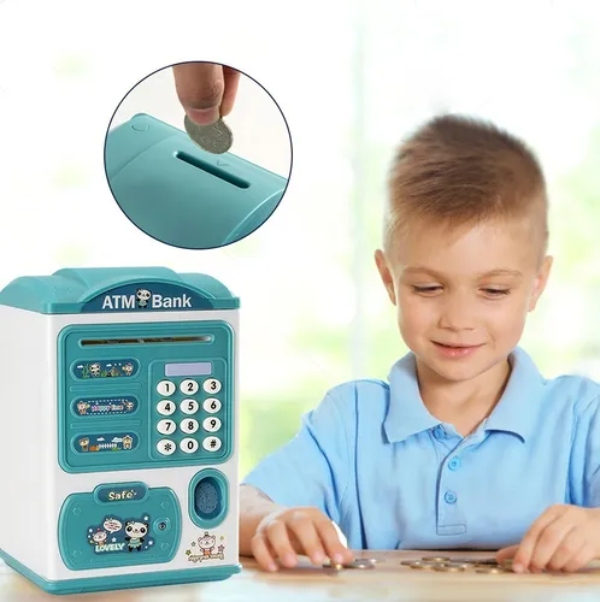 Mini Cajero Automatico Alcancia De Juguete Atm
