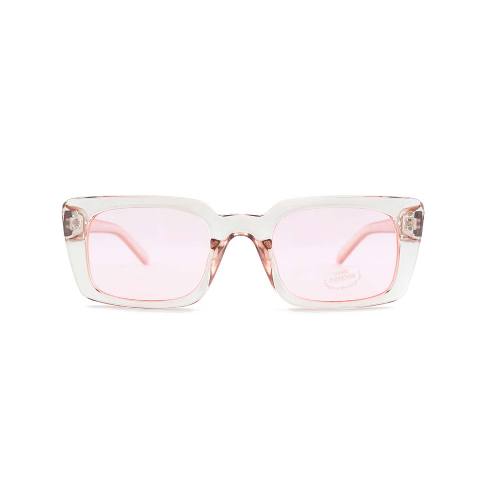 Lentes de Sol Rectangulares - 6 piezas Colores Transparentes