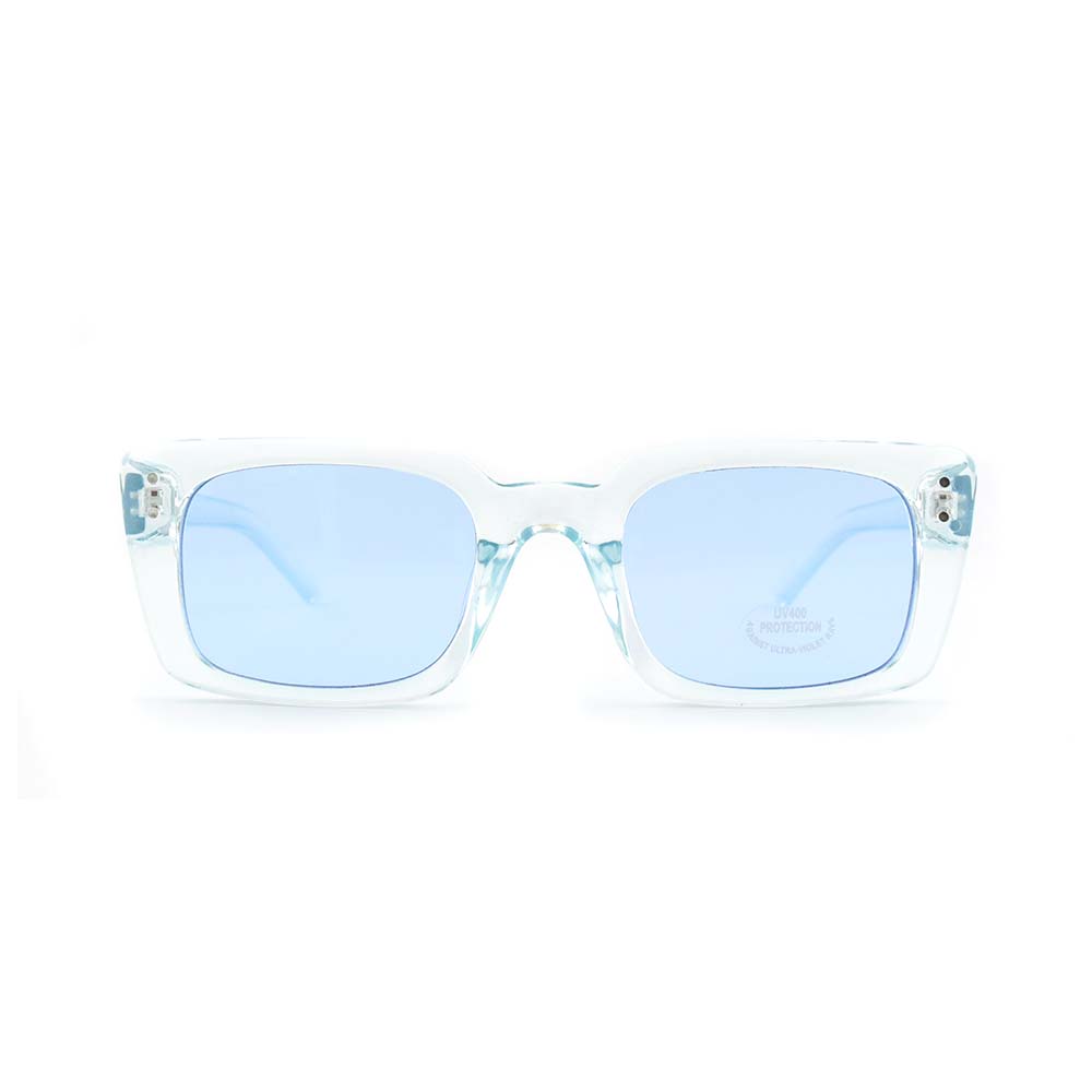 Lentes de Sol Rectangulares - 6 piezas Colores Transparentes