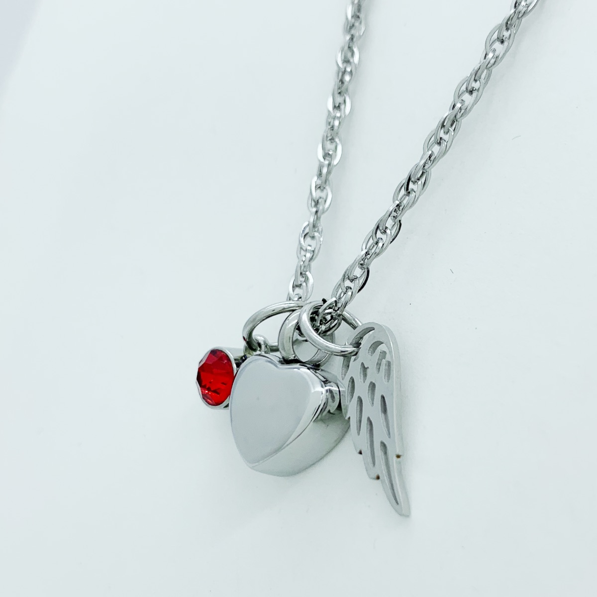 Dije Para Cenizas Cremación Urna Funeraria Relicario 01 - Acero inoxidable- Joyeria,Relicario,Diseño Elegante 