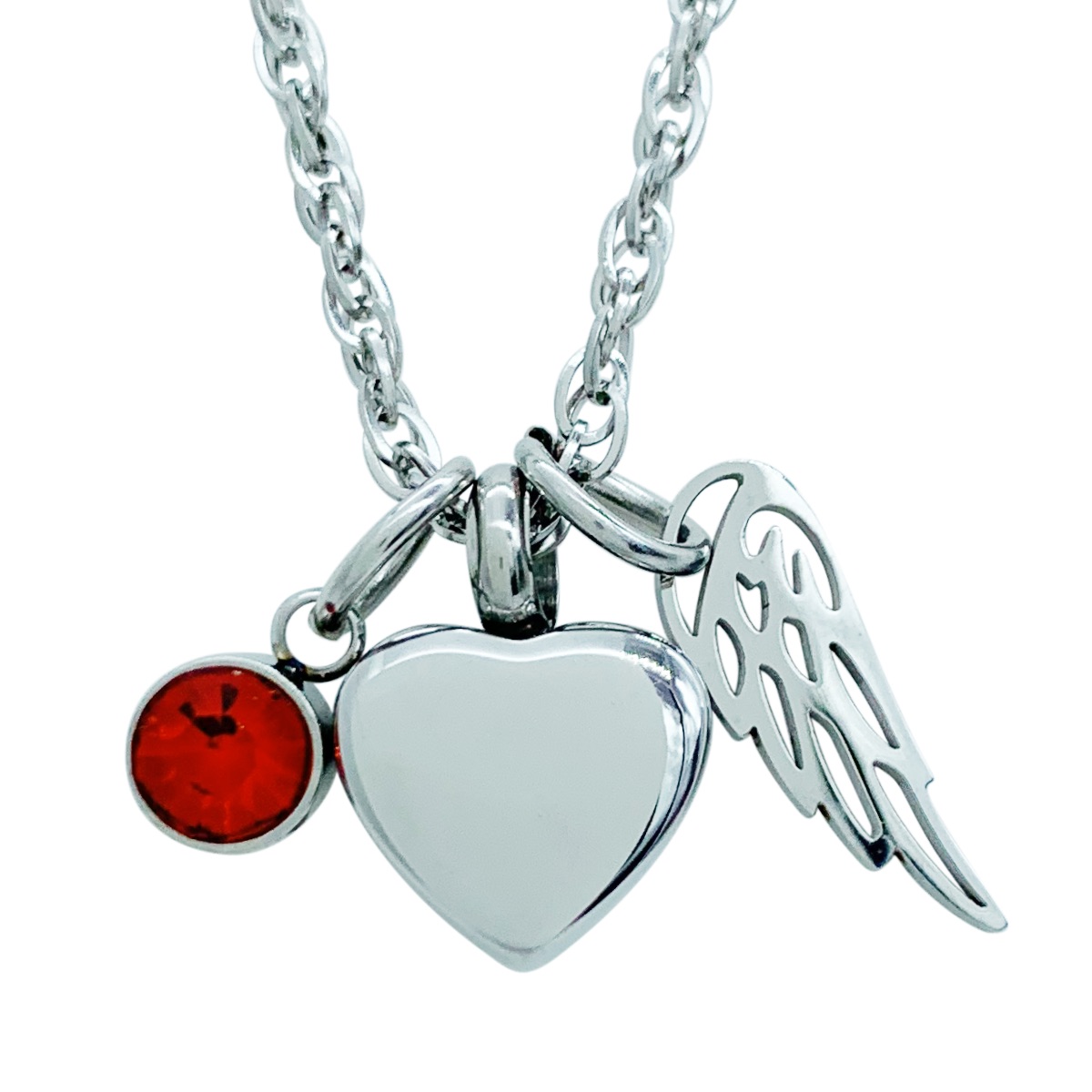 Dije Para Cenizas Cremación Urna Funeraria Relicario 01 - Acero inoxidable- Joyeria,Relicario,Diseño Elegante 