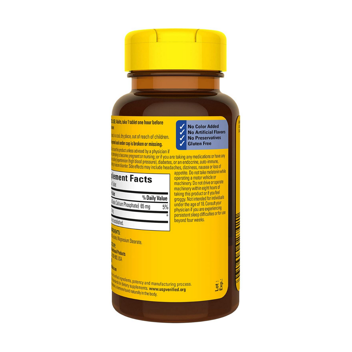 Nature Made Melatonin 3mg 120 Tabletas Sueño Relajante Descanso Melatonina