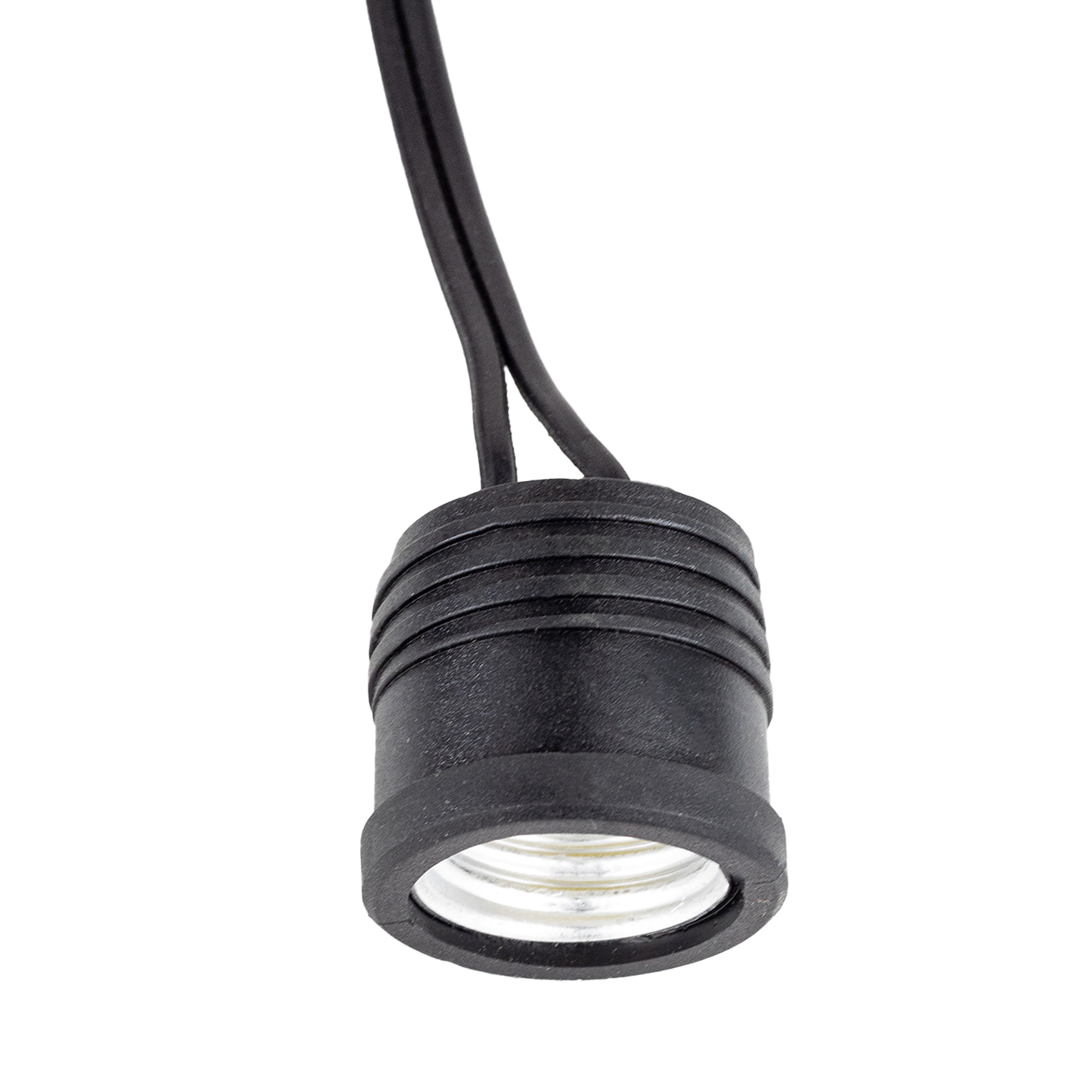 Paquete de 3 Extensiones Eléctricas con Portalámpara, de Color Negro, de 8 Metros. Clavija de 1.31 mm, 127 V, 60 Hz, 13 Amps