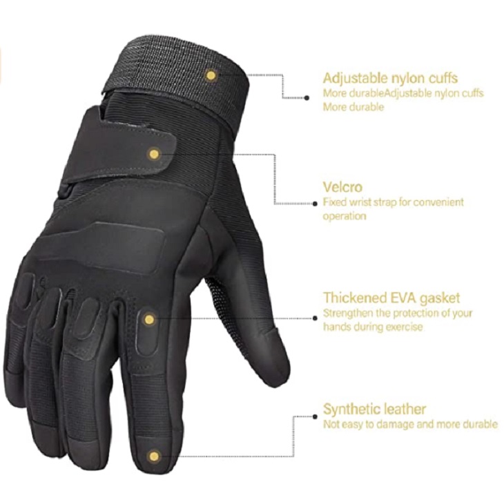 Guantes Tácticos Militares para Deportes Talla Estandar 