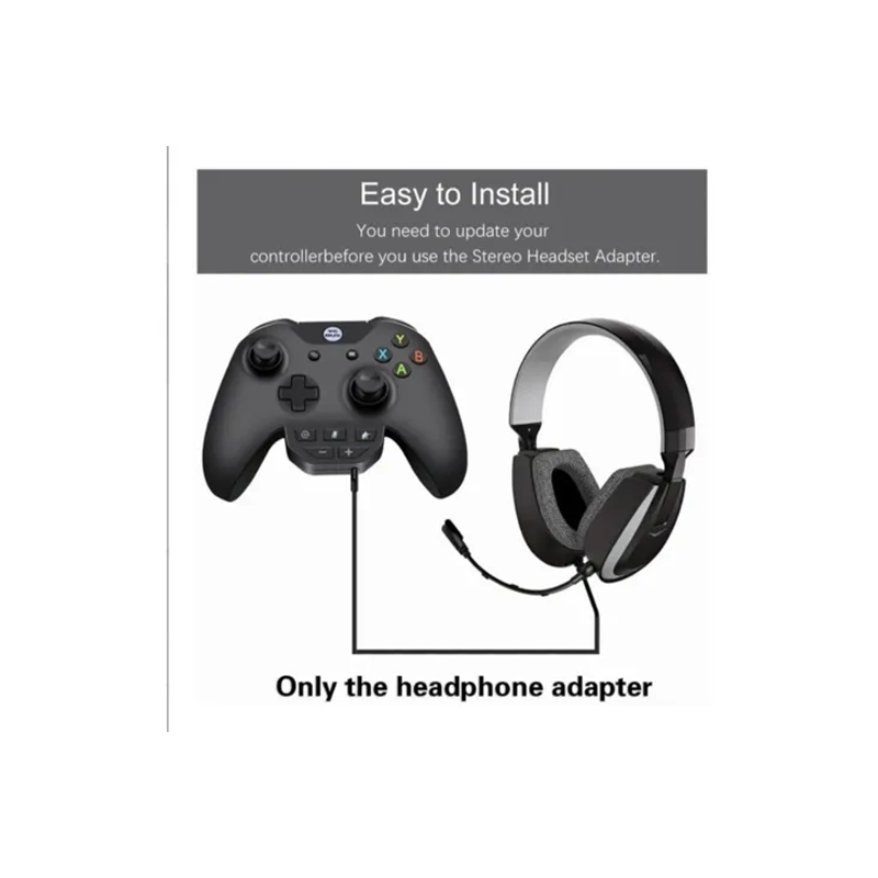 Adaptador de Audifonos para controles Xbox One con 3.5mm