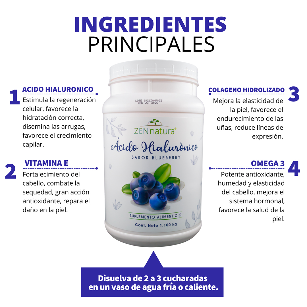 ACIDO HIALURONICO 1.1 KGS ZEN NATURA