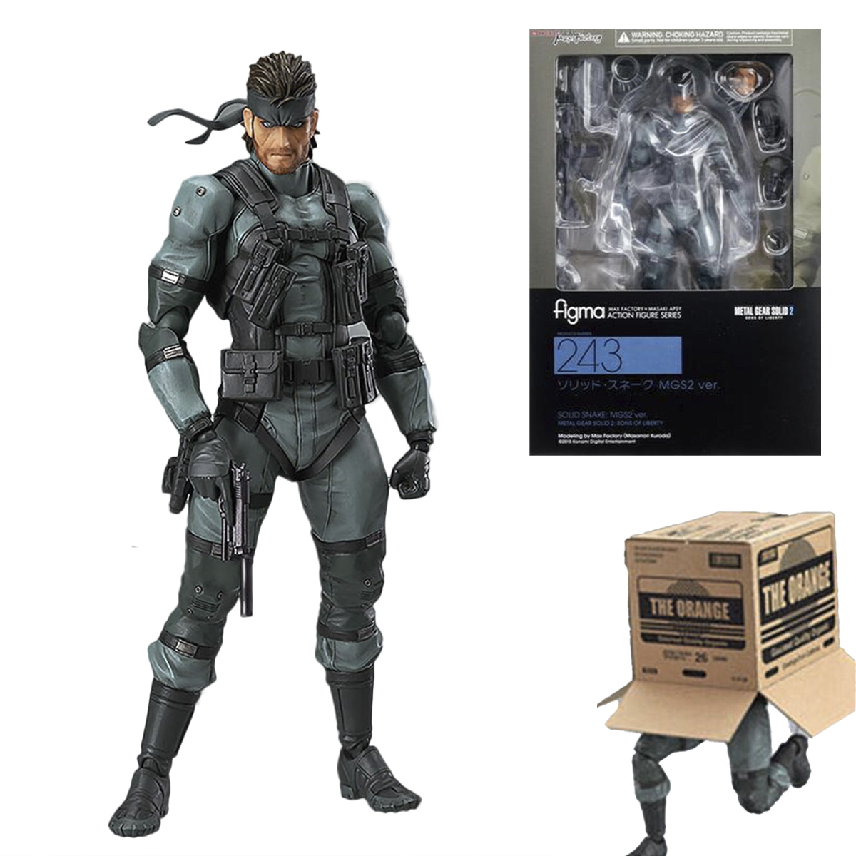 Figura Snake Coleccionable Metal Gear Solid De Acción Figma