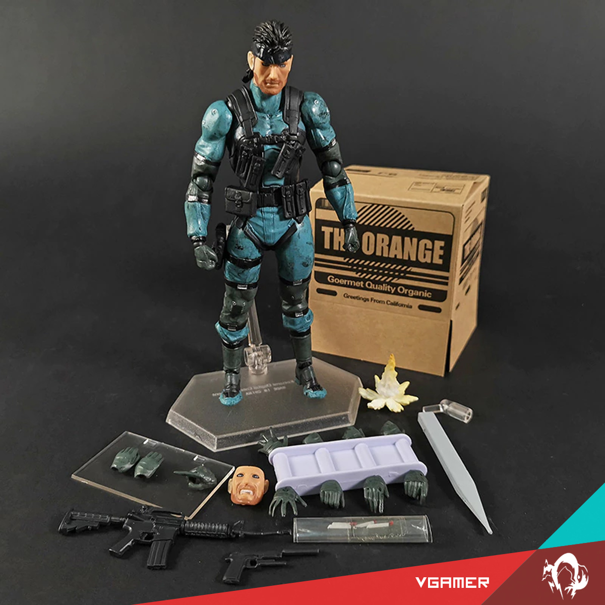Figura Snake Coleccionable Metal Gear Solid De Acción Figma