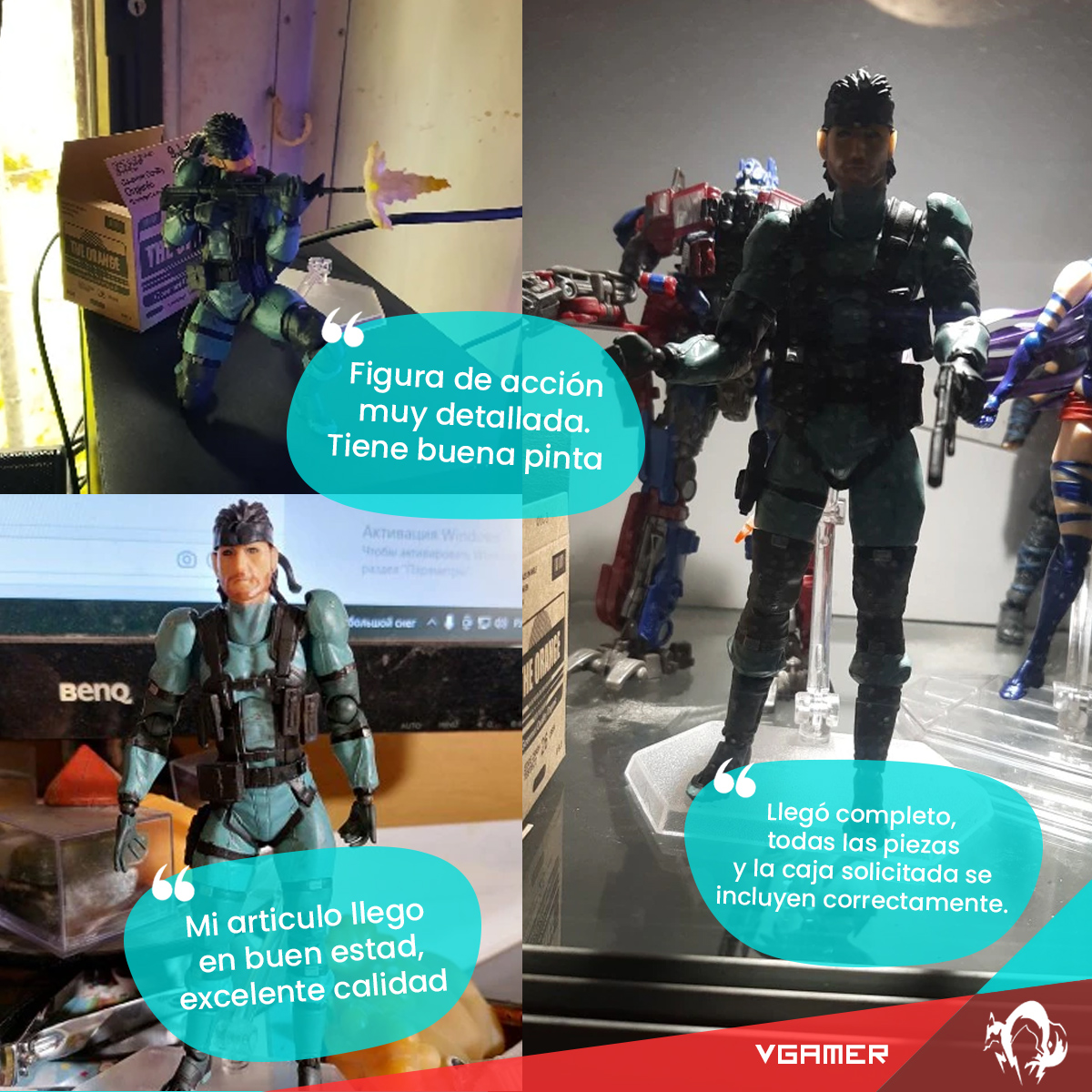 Figura Snake Coleccionable Metal Gear Solid De Acción Figma