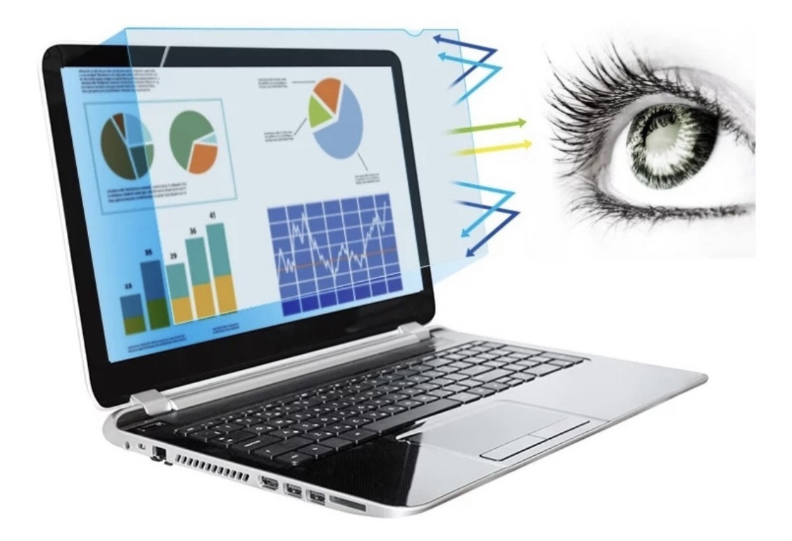 Protector de pantalla bloquea luz azul y rayos UV