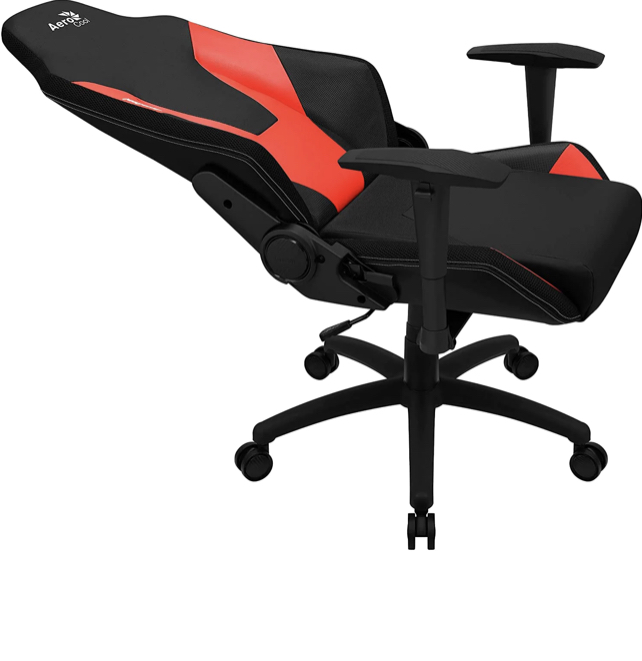 Silla Gamer Aerocool  Admiral Champion, hasta 150kg, Negro/Rojo