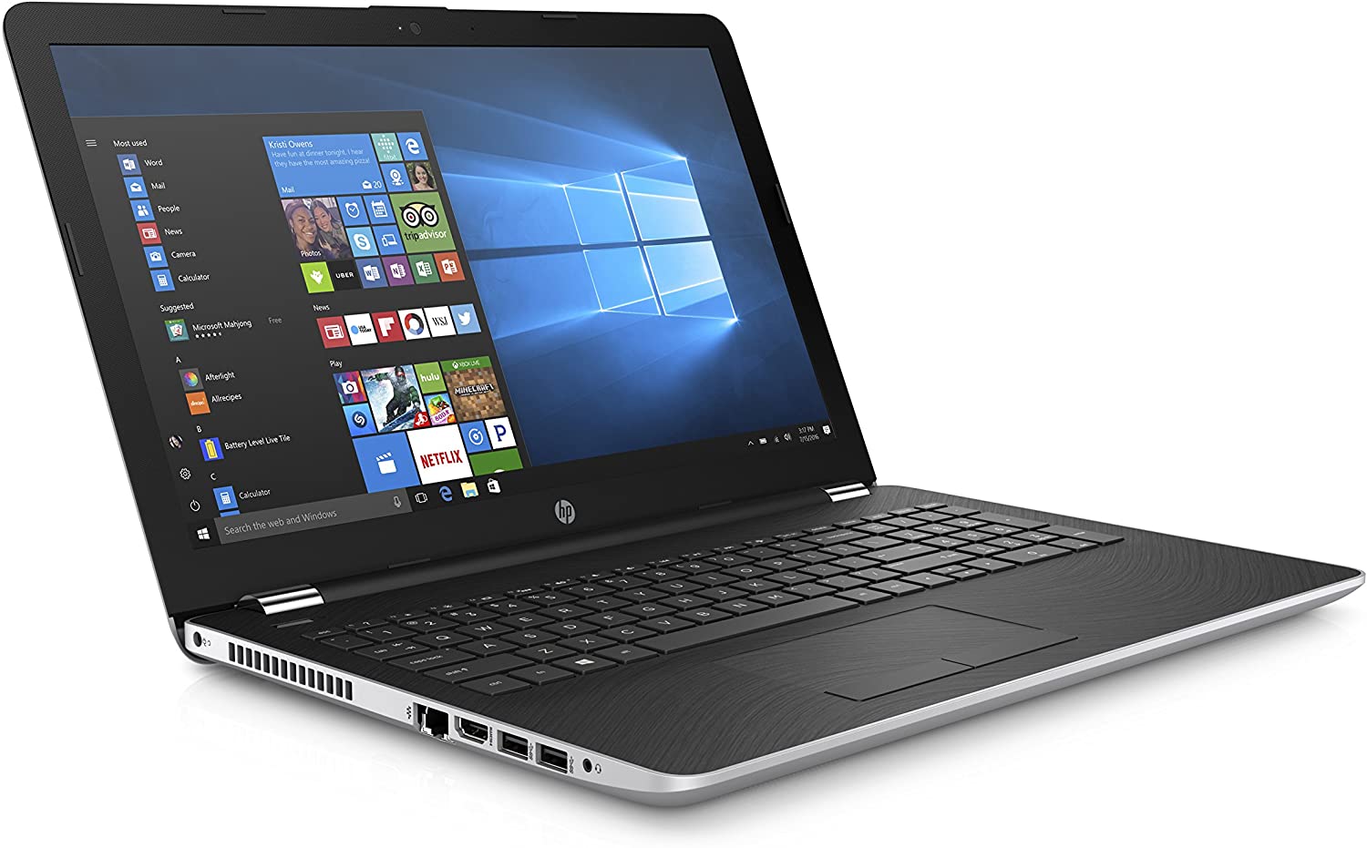 Laptop HP 15-bw014la Laptop 15" HD, AMD A9-9420 APU, 12 GB RAM, 1 TB HDD, Windows 11 reacondicionado grado A
