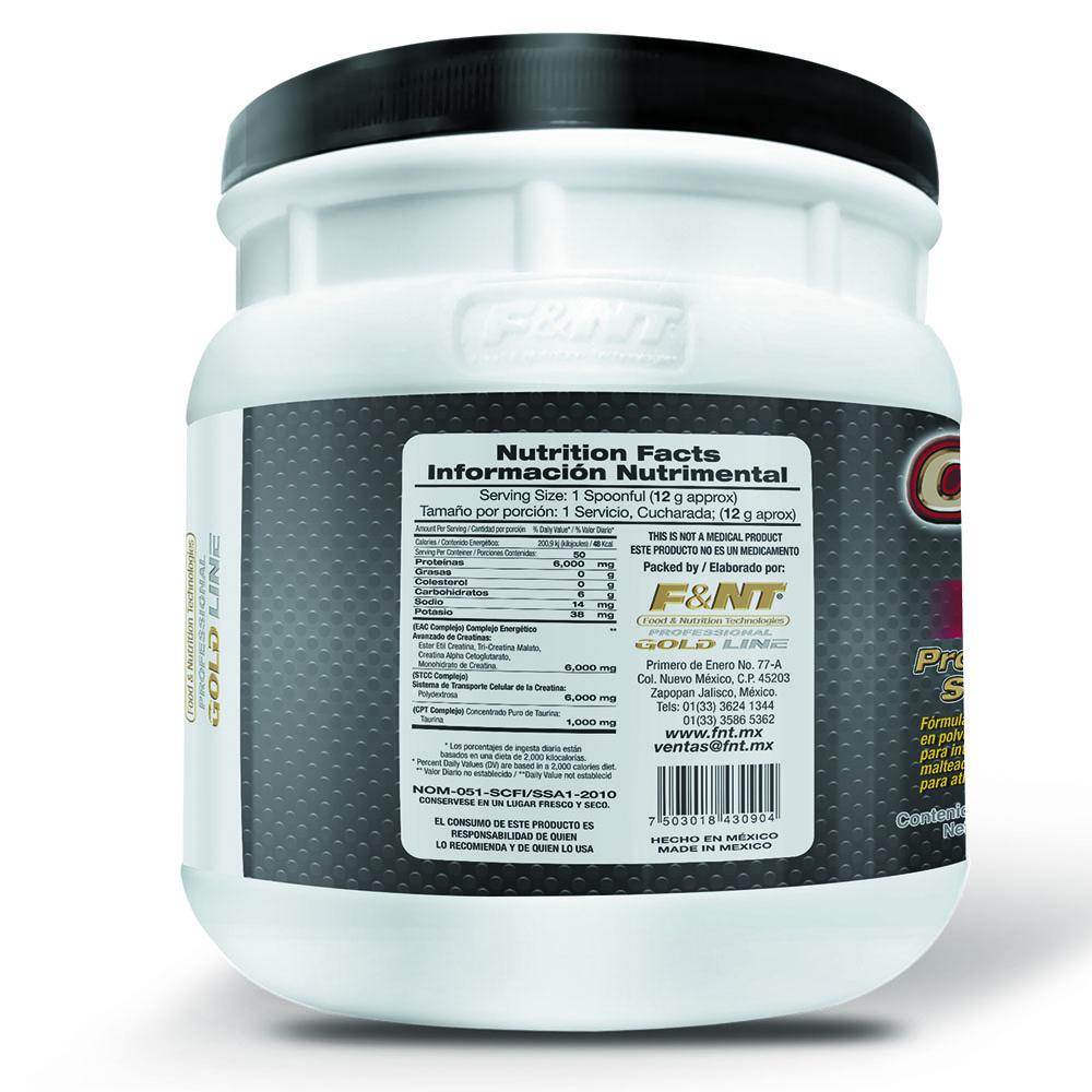 Creatina Monohidrato 600gr Creatinas En Polvo Sin Sabor