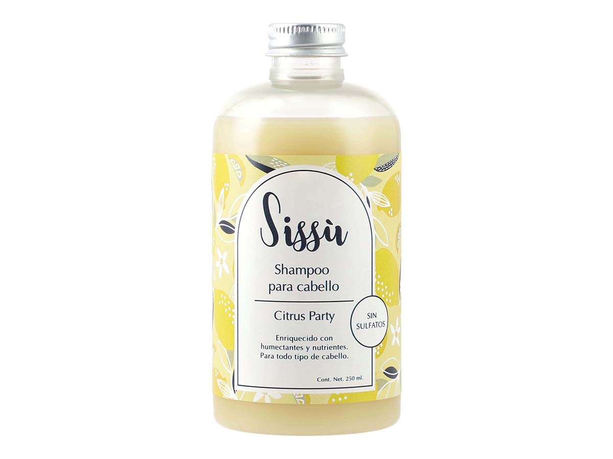 Shampoo para Cabello, sin sulfatos, sin parabenos, Aroma Citrus Party, 250 ml