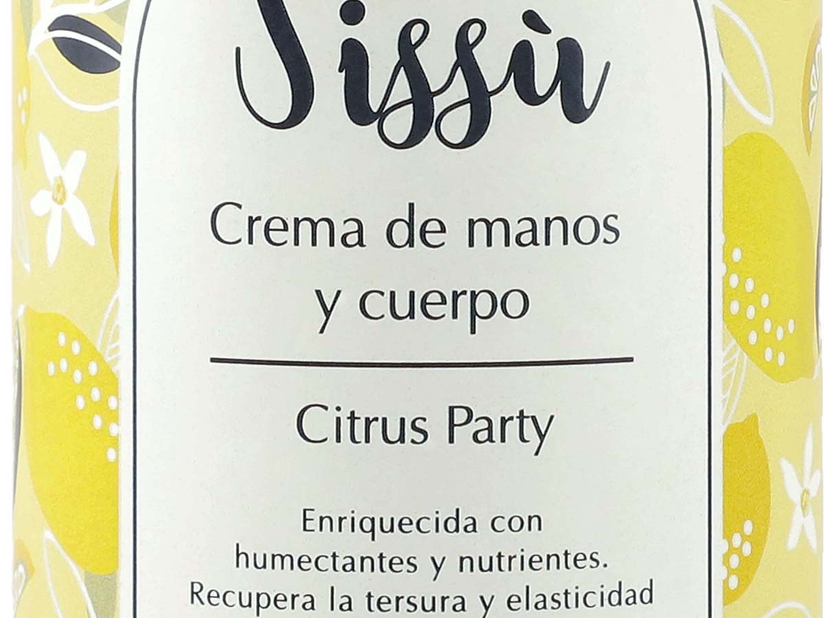 Crema Corporal, sin sulfatos, sin parabenos, Aroma Citrus Party, 250 ml
