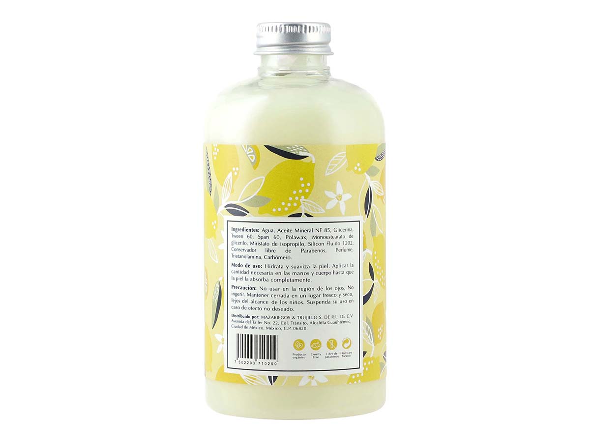 Crema Corporal, sin sulfatos, sin parabenos, Aroma Citrus Party, 250 ml