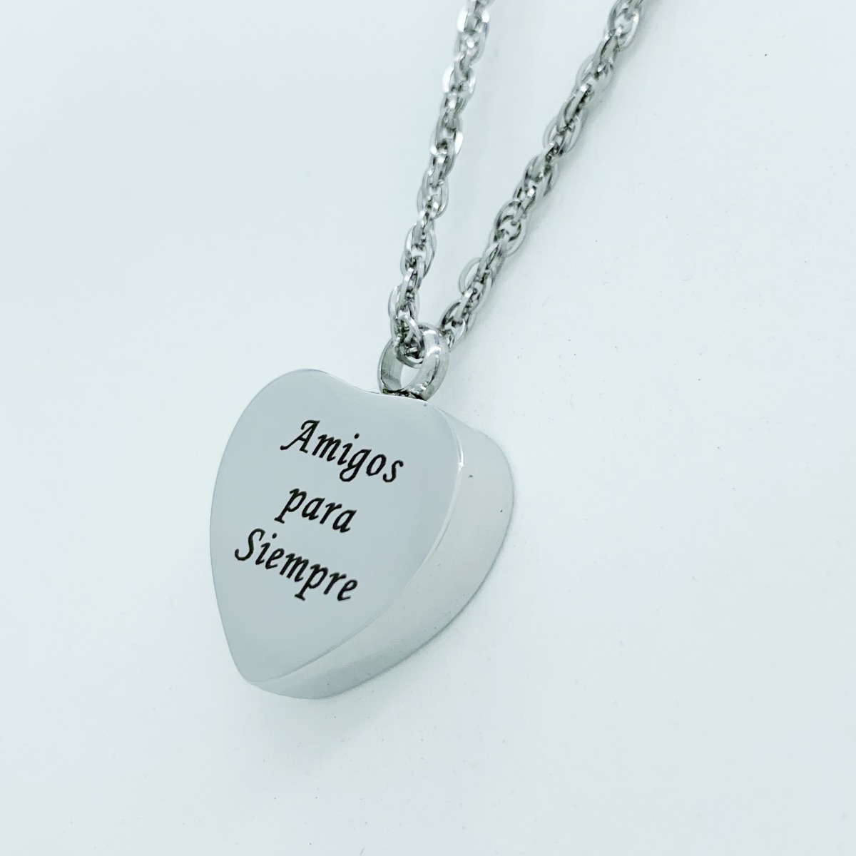 Dije Para Cenizas Cremación Urna Funeraria Relicario 13 - Acero inoxidable- Joyeria,Relicario,Diseño Elegante -Pet Friendly