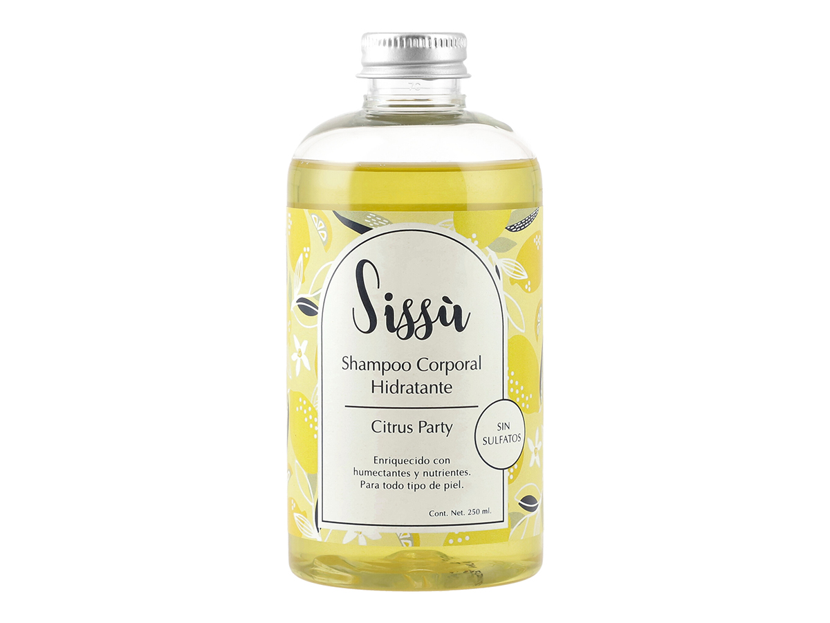 KIT Bath Wash, Shampoo, Jabón, Crema, sin sulfatos, sin parabenos, Aroma Citrus Party, 3 Pack