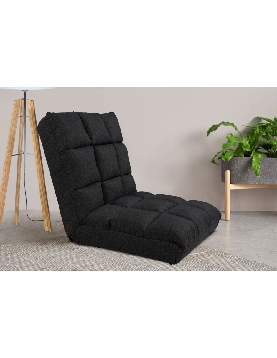 Sillón Sofá cama individual Makora Piccolo Gris Oxford convertible en colchón. El envío cubre un 80% del Territorio Nacional