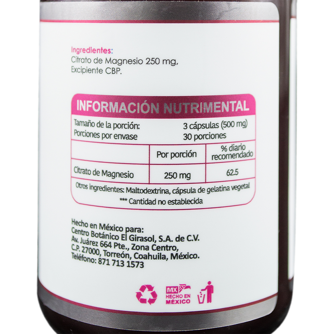 CITRATO DE MAGNESIO 90 CAPS ZEN NATURA