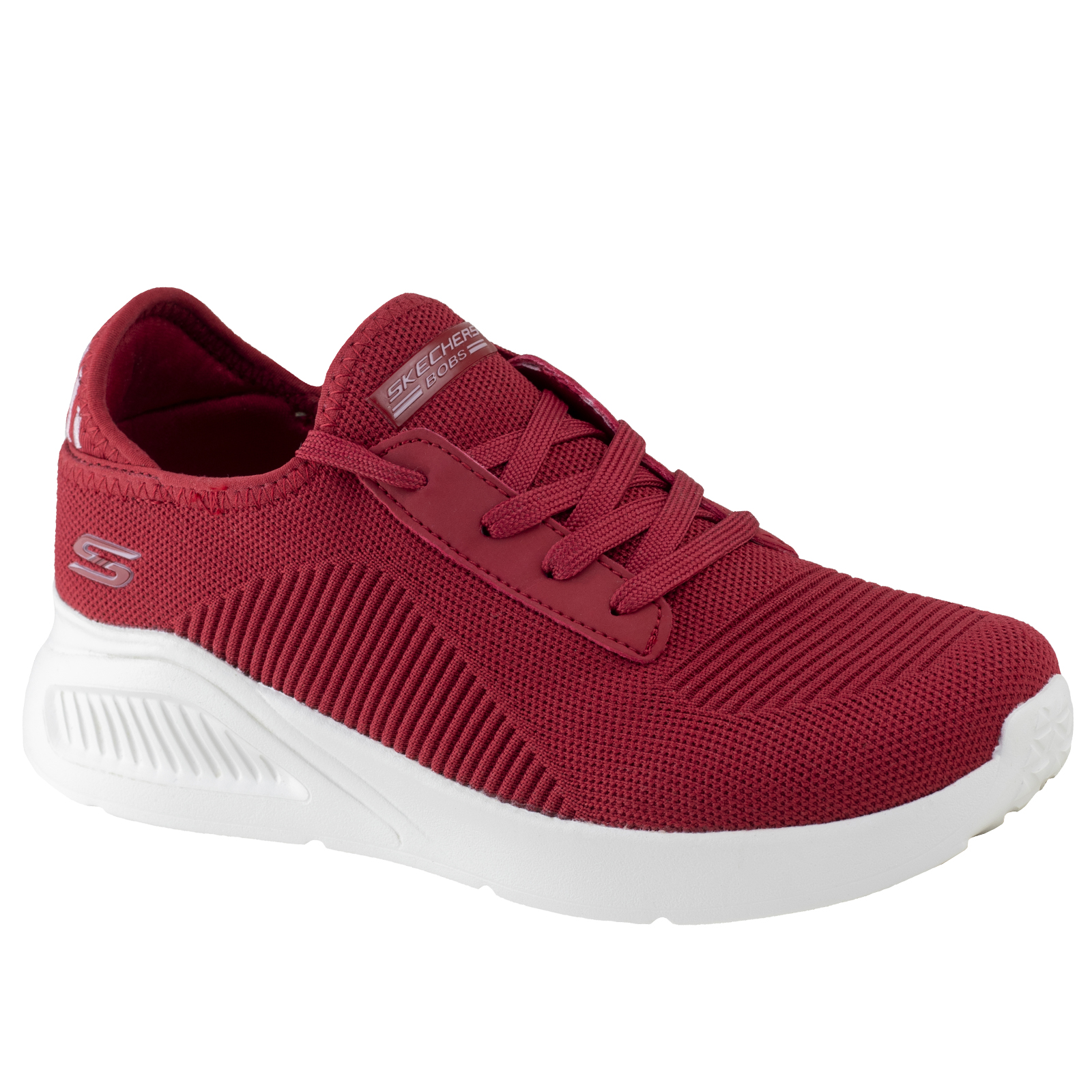 Tenis Urbano Running Skechers Mujer Bobs Sport 117152 Rojo Memory Foam