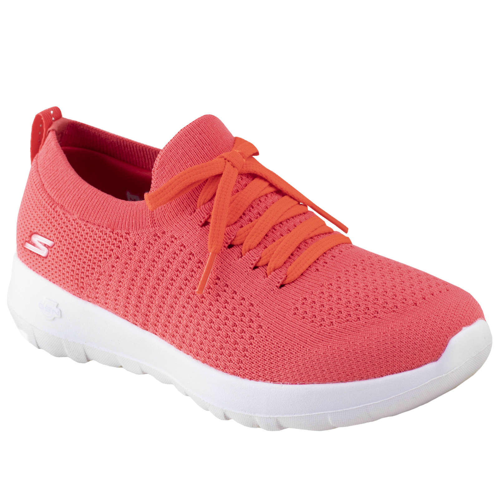 Tenis Skechers Clasico Para Dama Textil GoWalk 124192X Coral Memory Foam Original