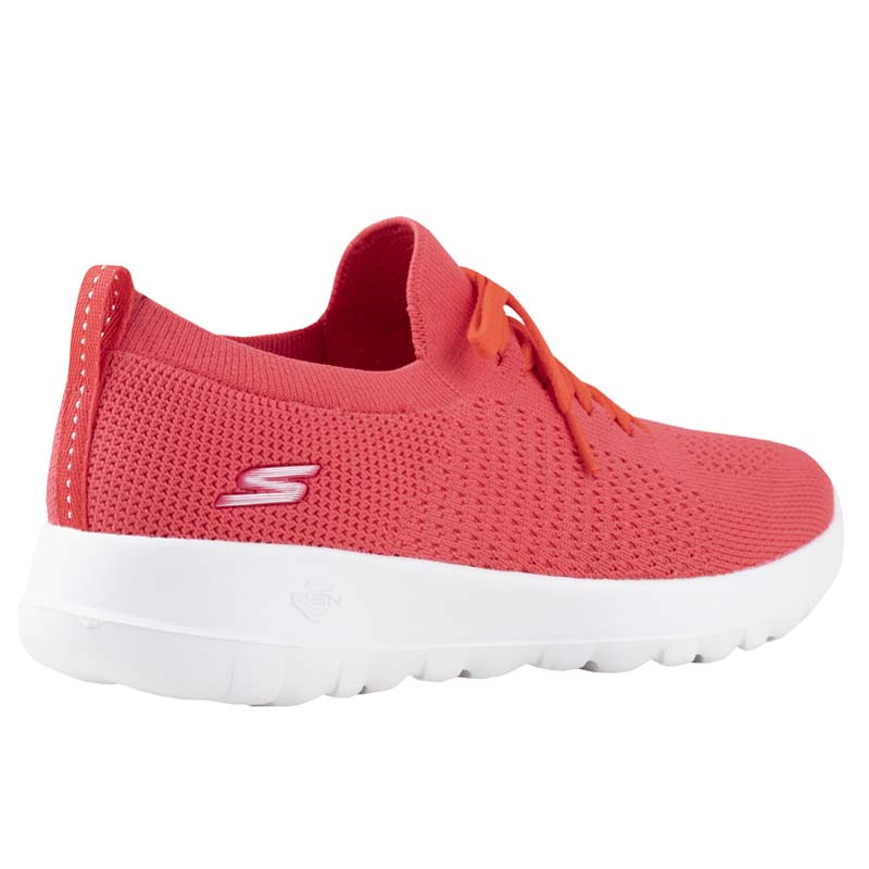 Tenis Skechers Clasico Para Dama Textil GoWalk 124192X Coral Memory Foam Original