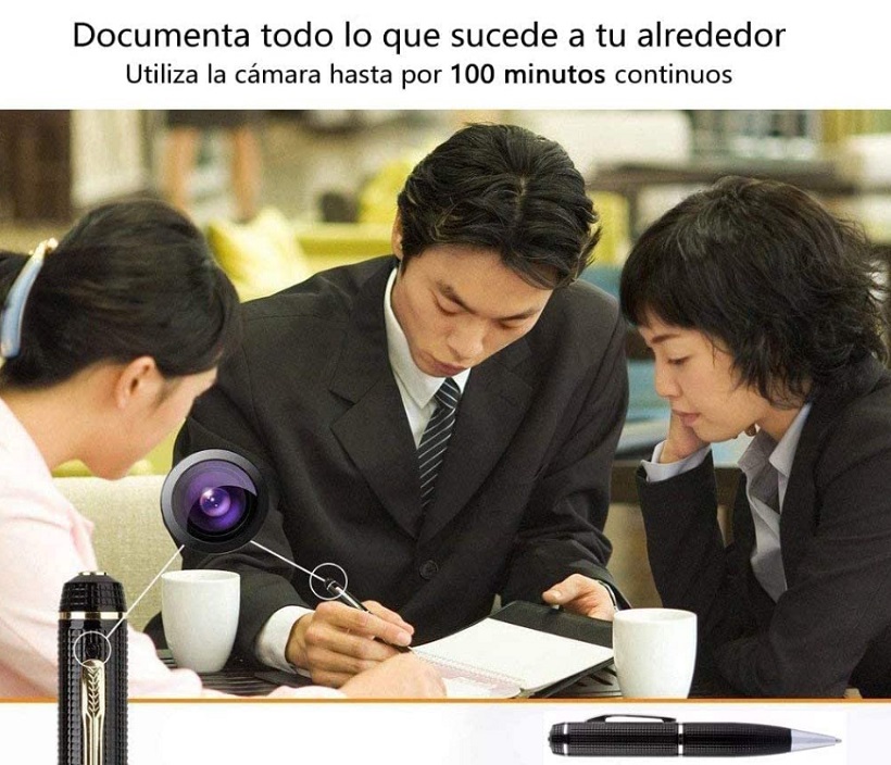 Camara Espia Oculta en Forma de Pluma