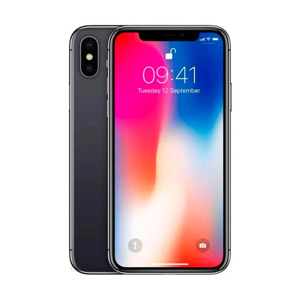Apple iPhone X 64GB Space Gray Liberado de Fábrica Reacondicionado Grado A
