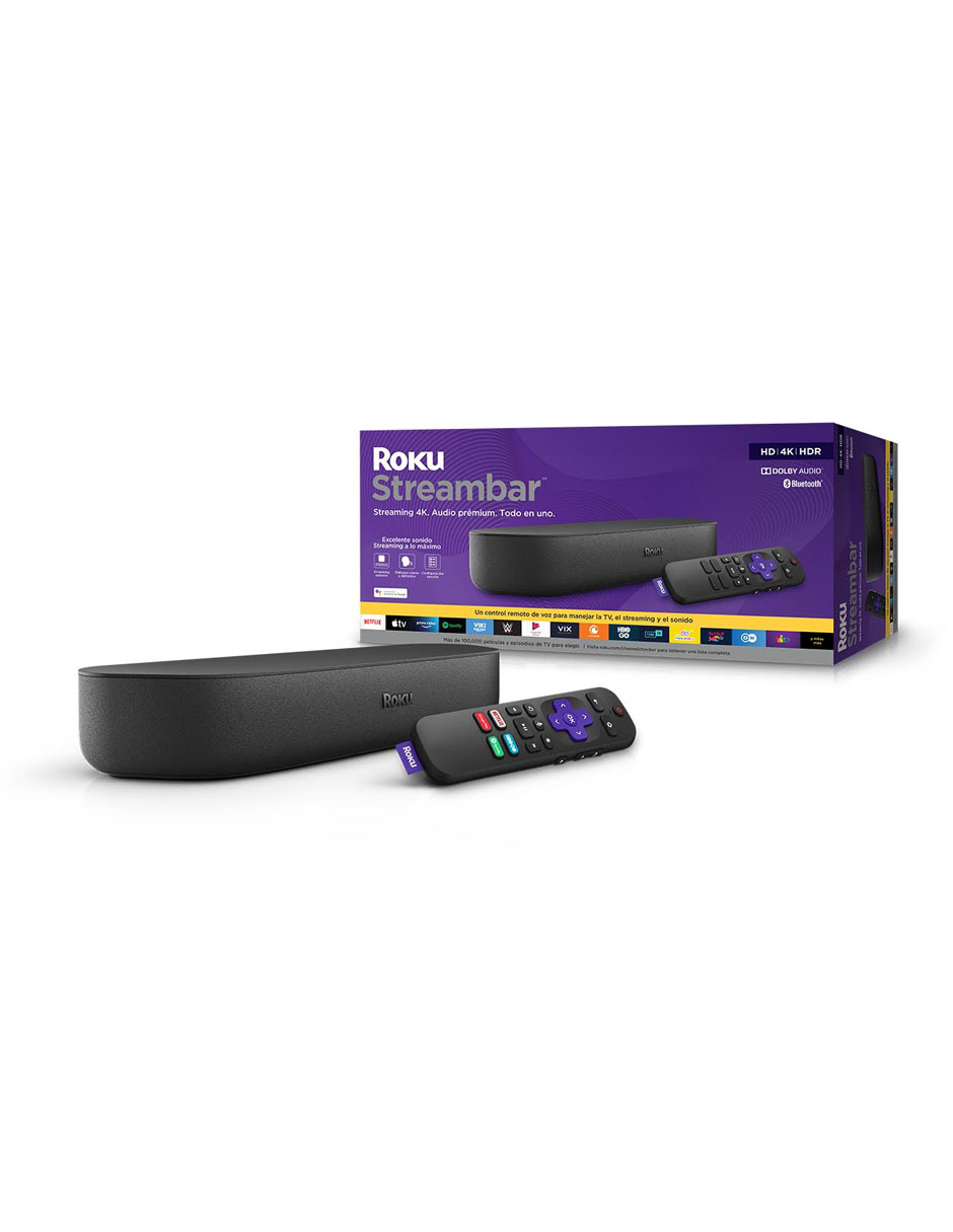 Barra de Sonido con Roku 9102MX - Negro