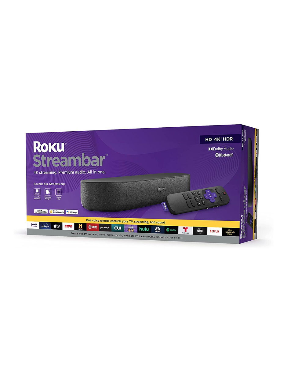 Barra de Sonido con Roku 9102MX - Negro
